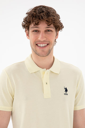 USPA Polo Shirt Men Lemon VR035 USPOM276 USPA LOGO US POLO ASSN.